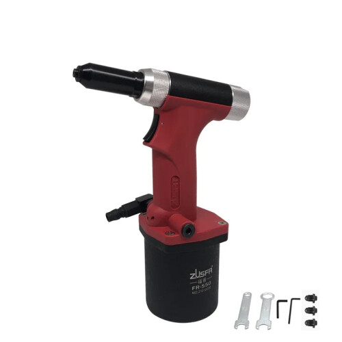 Portable Pneumatic Rivet Gun with Three-Jaw Hydraulic Oiling System for Stainless Steel Core Pulling