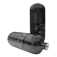 Compacte 2L koolstofvezel HPA-luchtfles - 4500psi mini duik- en brandweerfles (M18 x 1.5)