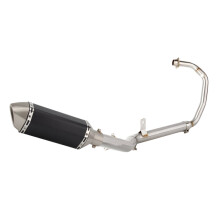High-Performance Slip-On Exhaust Muffler with Mid-Link Pipe for Aprilia RS Tuono 125 (2017-2020)