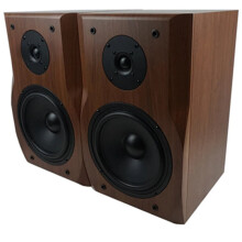 8-inch HiFi boekenplankspeaker: Premium tweeweg houten passieve audioversterker voor hoge en lage frequenties