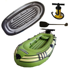 Duurzame PVC-opblaasbare kajak voor 2-4 personen - Perfect voor vissen, roeien en rivieravonturen