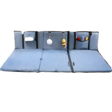 Compact vouwbare autobedcampingmatras - Reis-slaapbed en accessoires voor comfort onderweg