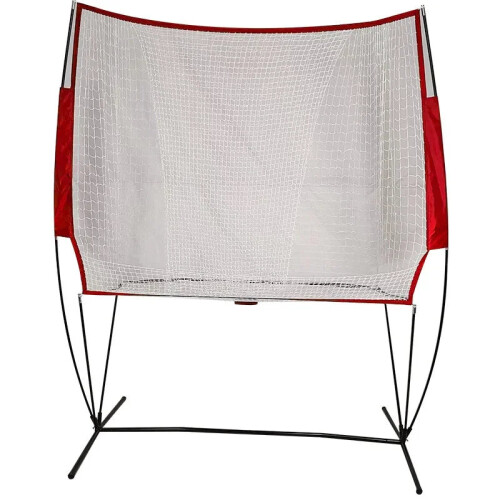 Multi-functionele tennisbalwerpmachine met vangnet en swingracket