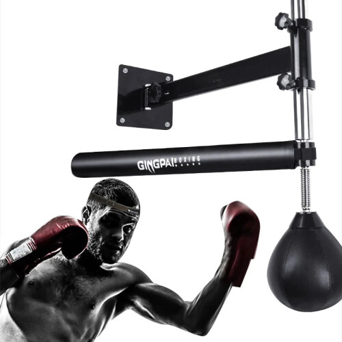360 Rotating Wall-Mounted Boxing Target: Speed Ball & Reaction Training Tool