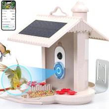 1080p Smart Bird Feeder Camera with AI Bird Species Identification & Real-Time Motion Alerts