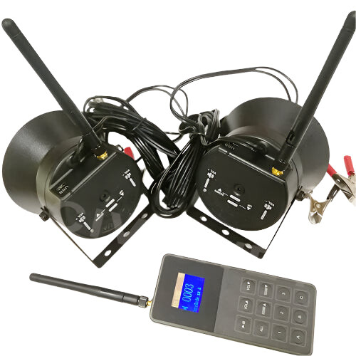 Dual Speaker System with 50W Output & MP3 Player, Includes 1 Controller