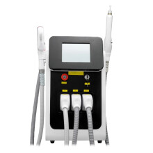 Geavanceerd 3-in-1 IPL-hartrmingsysteem en Pico-lasersysteem voor het verwijderen van tatoeages, koolstofpeeling en huidverjonging