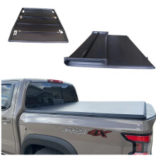 Nissan Frontier 2005-2023 Soft Tri-Fold Truck Bed Tonneau Cover door Kscauto