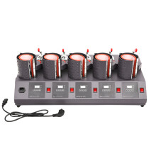 5-in-1 Automatic Heat Transfer Mug Press Machine for Custom Cup Printing