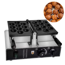 Xeoleo 1400W Elektrische Walnootvorm Wafelmaker - 10-Gaten Antiaanbak Wafelijzer voor Perfecte Keukensnacks