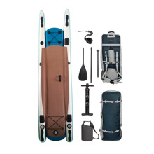2023 Dubbel-hulps opblaasbare SUP Paddleboard - Professioneel Visserijontwerp met Drop Stitch-technologie