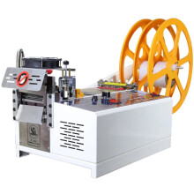 Geavanceerde automatische tape- en ritsknipmachine met dubbele koude/hittefunctie voor klittenband, lint en elastische banden