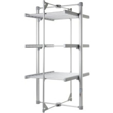 Compact 3-Tier Foldable Heated Clothes Airer - Quick & Gentle Laundry Drying, Dimensions: 60 x 63 x 113.5cm
