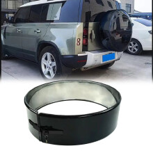 Chrome reservewielhoes en wielbeschermer met opbergzak voor Land Rover Defender 90/110 (2020-2023)