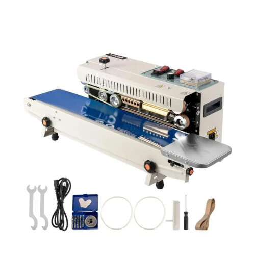FR900 Automatic Horizontal & Vertical Continuous Band Sealing Machine with Digital Temperature Control for Bag Film