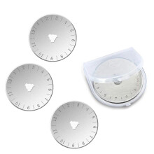 28mm Rotary Cutter Refill Blades (400 pcs) with Free Snap-Close Case - Compatible with Olfa, Dafa & More for Sewing & Quilting