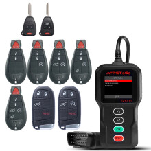 2-delige afstandsbediening en programmeerhulpmiddel set voor Jeep Grand Cherokee 2005-2017 en Dodge Durango