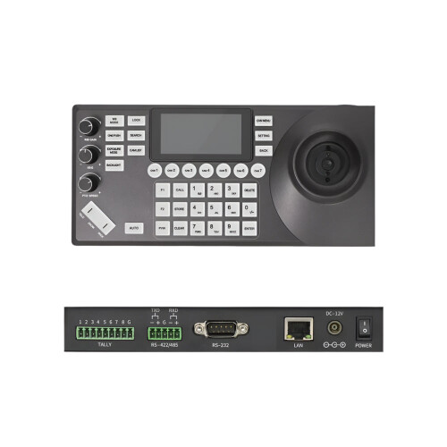 4D Joystick Keyboard Controller for NDI PTZ Cameras - Enhance Video Conferencing & Live Streaming