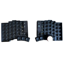 Keyball draadloze gesplitste mechanische toetsenbordkit met trackball en OLED-scherm - Aanpasbare ZMK-ondersteuning, perfect cadeau