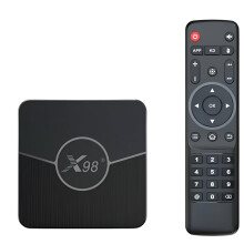 X98 Plus Android 11 TV Box - Set van 5 stuks met Amlogic S905W2, 4GB RAM, 64GB/32GB opslag, Dual WiFi, BT, 4K 60fps, LAN 100M, 2GB/16GB opti