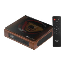 Vintage HiFi multi-function CD-speler met Bluetooth 5.0, oplaadbaar, ondersteuning voor afstandsbediening