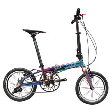 Hoogwaardige 16-inch aluminium vouwfiets - 3 tot 5 versnellingen, verstelbaar voor avonturen in de buitenlucht