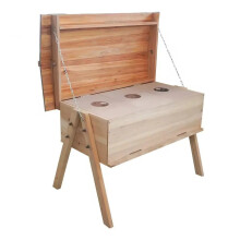 Premium 30-Frame houten Langstroth bovenbalk bijenstal
