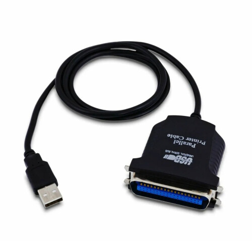 100-Pack USB 2.0 to Parallel Adapter Cable - 36-Pin IEEE 1284 Printer Cord with Bi-Directional LPT Interface