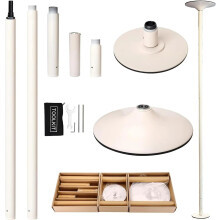 Heavy Duty 45mm Professional Spinning & Static Dance Pole Set - Easy Assembly Steel Pole for Home Fitness & Dance