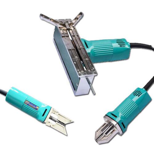 Compact Electric PVC/UPVC Window & Door Corner Cleaning Machine with Flat Edge Technology
