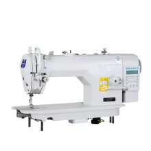 Heavy-Duty Automatic Electric Sewing Machine for Thick Fabrics - Flat Car Design with Reverse Sewing Function for Home Use