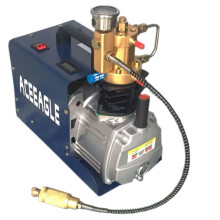 Portable High-Pressure Air Compressor for PCP Airgun & Scuba Rifle, 4500-6000 PSI, 30-40 MPA, 220V Electric Pump
