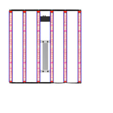 2024 Volledig spectrum LED groeilamp 650W/1000W - Samsung LM301H EVO dimbare quantum board phytolamp voor binnenplanten en kweektenten