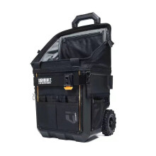 Professionele wieltrolley gereedschapskoffer met trailer: duurzame elektricien organizer en gereedschapskist