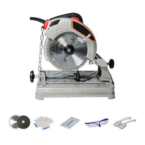 2200W Multi-Function Metal Profile Cutting Machine - Powerful Steel Saw & Section Bar Grinder