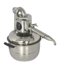 Compact 10L Water & Alcohol Distiller Kit for Home Brewing and Wine Making