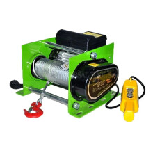 Heavy-Duty 1800W Electric Hoist with 30m Steel Wire Rope – 400-800kg Capacity for Household and Building Cranes, 220V