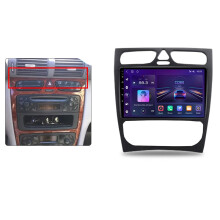 Junsun CarPlay & Android Auto Autoradio voor Mercedes Benz C-Klasse & CLK-Klasse (W203/W209) 2000-2005 - Intelligent Auto Systems