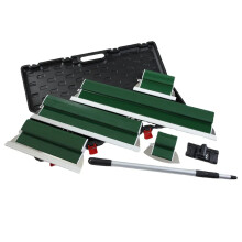 8-Piece Drywall Smoothing Scraper Set - 0.5mm Blade Trowel for Paint Finish, Wall Plastering, and Taping