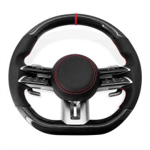 Mercedes-Benz AMG Carbon Fiber stuurwiel - compatibel met modellen C190, W190, W204, W205, W212, W213, W166, W167, W177, W217, W222, W223, W