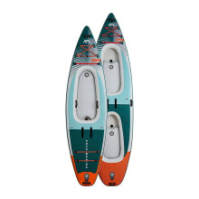 Opblaasbare Paddleboard Set voor kanoën, surfen, yoga en vissen - inclusief antislip SUP-board, pomp, draagtas en leash
