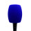 Op maat gemaakte logo flocking driehoekige microfoonfoam windschermen - 10 stuks 1