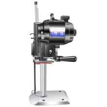 Hoogvermogen 1100W verticale elektrische textielsnijmachine - Perfect voor kleding, leer en papier