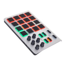 ESI Xjam USB MIDI Performance Controller - Draagbare Ultra-Dunne Aluminium Drum Pad, Plug-and-Play