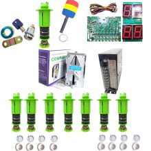 Interactieve Whac-A-Mole Kikker Hamers Arcade Kit voor Kinderen - Coin-Operated Spel met 8 Slaakhuiden en Moederbord