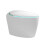 Smart Round Automatic Flush Siphon Toilet - Integrated WC for Modern Bathrooms 1