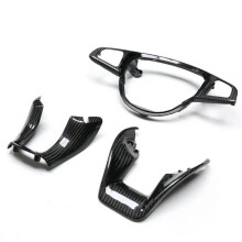 Mercedes Benz koolstofvezel stuurwielhoes voor W205 C200 C63 CLA GLA45 AMG - Aangepaste afwerking accessoire