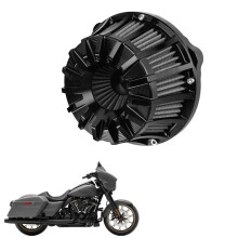 High-Performance CNC Crafts Inlaat Luchtfilter voor Harley Touring, Softail, Dyna Twin Cam (2008-2017) - 10 Omgekeerd Ontwerp met Throttle b