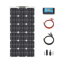 Compleet 2000W Zonnepaneelsysteem voor thuis: inclusief 1000W/2000W panelen, 100A laadregelaar, 220V omvormer en 10Ah/30Ah LFP-batterij