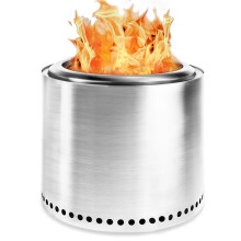 Zware roestvrijstalen houtskool kampeerfornuis voor outdoor avonturen en barbecues